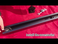 Aluminum Stainless Steel Glass Balustrade / Railing Handrail