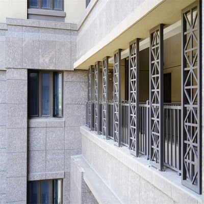 42in Aluminum Metal Balcony Railing Balustrade Black Customized