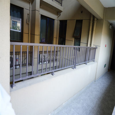 42in Aluminum Metal Balcony Railing Balustrade Black Customized
