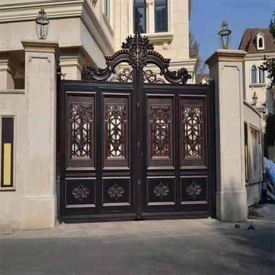 Trong Swing nhôm đúc sắt thô cửa sắt cửa trượt ODM