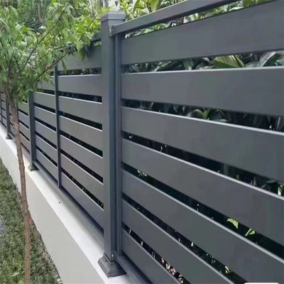 Flooring Installation Steel Slat Parapet Balustrades Handrails with Weather-Resistant Finish