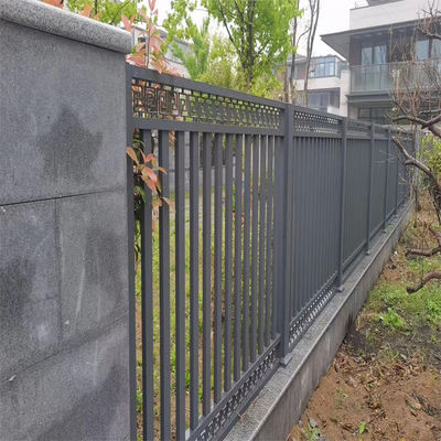 304ss Aluminum Privacy Railing Security Slat Parapet Fence Balusters