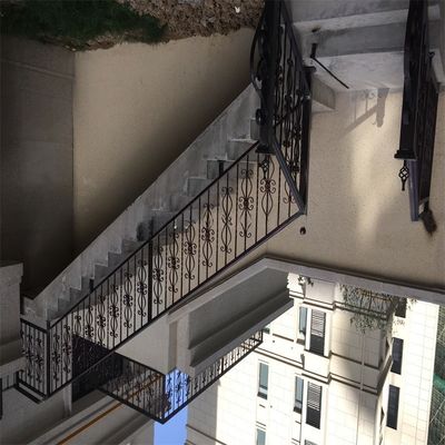 Certified Hot Dip Galvanizing Iron Indoor Veranda Railing Flooring Mounted For Iron Railing