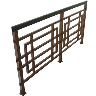 Galvanized Steel Handrail Balustrade In Position Bridge Railings / Handrails For Top Style