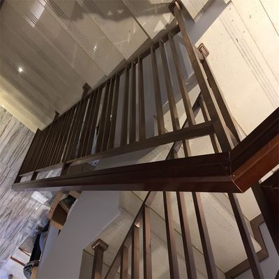 Galvanized Steel Handrail Balustrade In Position Bridge Railings / Handrails For Top Style