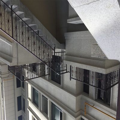 Galvanized Steel Handrail Balustrade In Position Bridge Railings / Handrails For Top Style