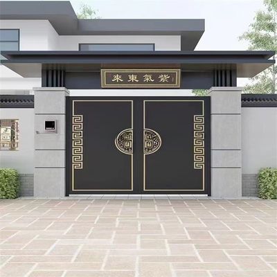 Security Custom Wrought Iron Gates Outdoor Fencing Trellis Preassembled