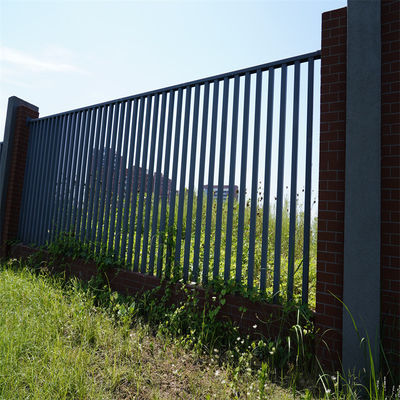 Black Welded Residential Aluminum Railings Fence Powdercoated Frame 3 Rail