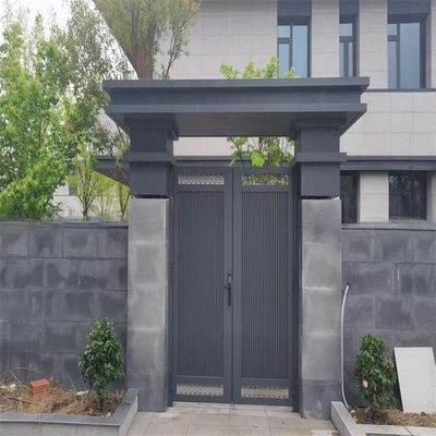 Australia Style Courtyard Wall Gate With Sliding Open Design Customizable Size