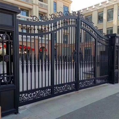 Australia Style Courtyard Wall Gate With Sliding Open Design Customizable Size
