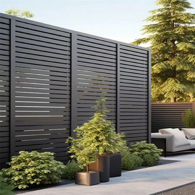 Office Building Garden Flat black Balustrades Handrails