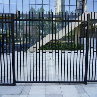Infrastructure Two Rail Aluminum Fence Powder Coated Aluminium Balustrade