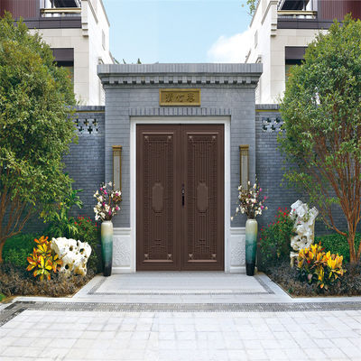 Aluminum Elegant Outdoor Sliding Gate With Automatic Opening Pattern