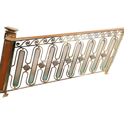 Cable Wrought Iron Hand Railing Exterior Safety Handrails For Outdoor Steps