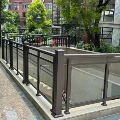OEM Standoff Aluminium Glass Railing For Safety Protection