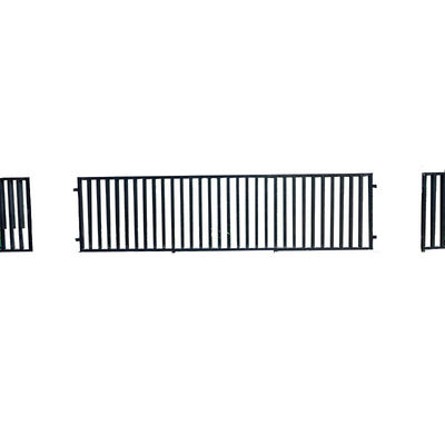 Black Horizontal Framed Balustrades Handrails Fencing Solution