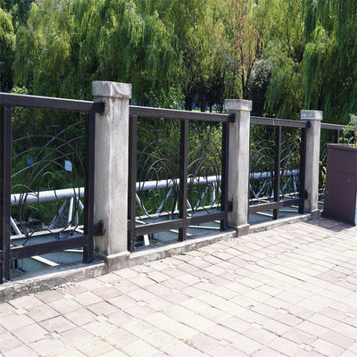 Black Balustrades Handrails  Customized Home Garden Fencing