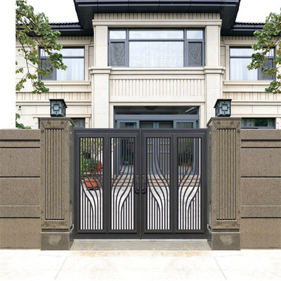 Customized Size Acceptable Sliding External Security Doors Automatic Opening Pattern