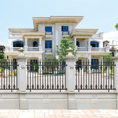 Powdercoated Aluminum Porch Railing Fence For Security And Decoration ODM