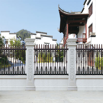 Powdercoated Aluminum Porch Railing Fence For Security And Decoration ODM
