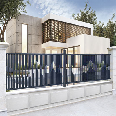 Horizontal Slat Contemporary Aluminum Railing Fence Aluminium Balustrade Systems