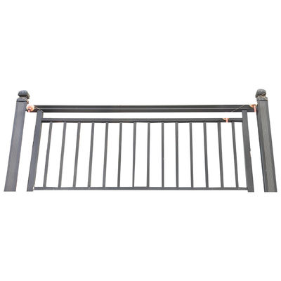 External Prefabricated Handrails Balustrade Courtyard Modern Metal Railing Interior Custom