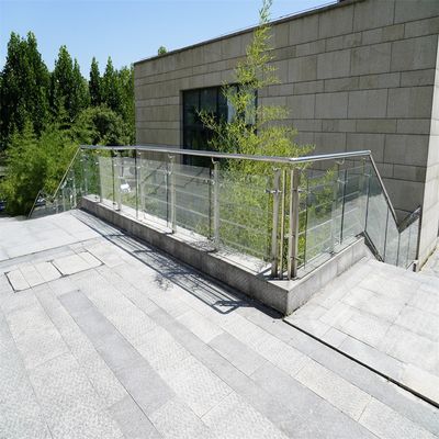 External Prefabricated Handrails Balustrade Courtyard Modern Metal Railing Interior Custom