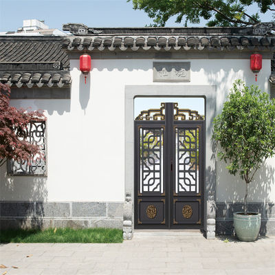 Waterproof Swing Steel Aluminium Fence Gate Wood Stainless Steel ODM