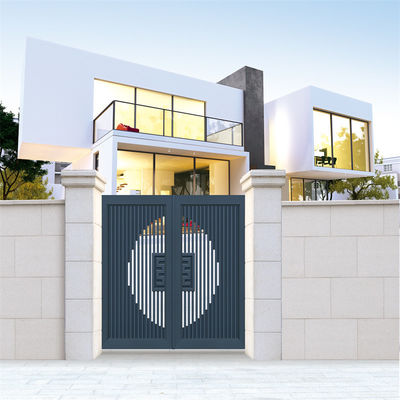Modern Security Wrought Iron Gate Trellis Hot Dip Galvanized Steel For Front Porch