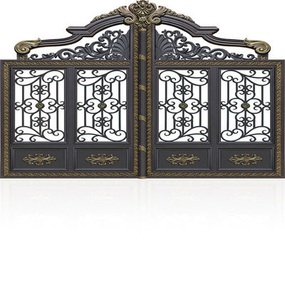 TFT Sliding Trellis Aluminium Fence Gate Rotproof Eco Friendly