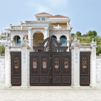 Waterproof Metal Aluminium Fence Gate Driveway Residential Anti Theft