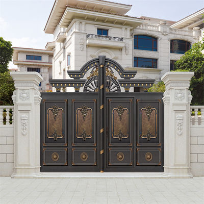 Outdoor Garden galvanized Aluminium Pedestrian Gate Manual Sliding