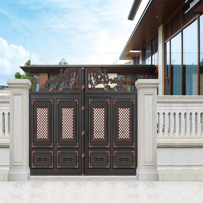 Electrical Motorized Driveway Aluminium Fence Gate For Houses