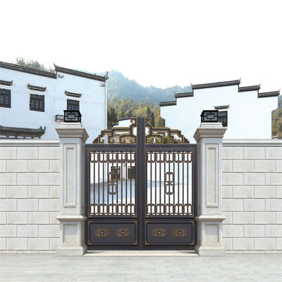 Compound Wall Aluminium Fence Gate Security Electric Lightweight OEM