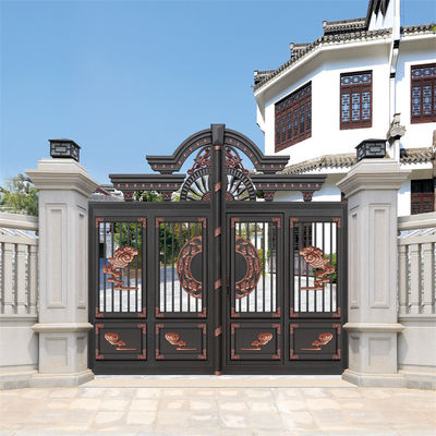 Electrical Motorized Aluminum Drive Way Gates Bifold Sliding Door