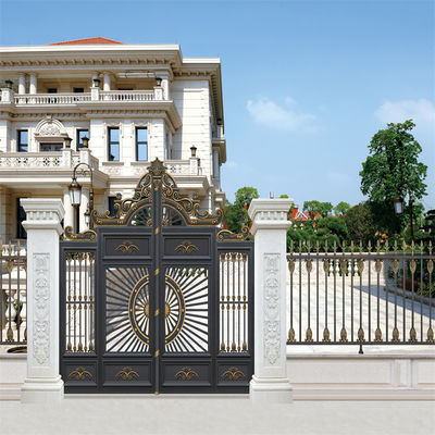 Electrical Motorized Aluminum Drive Way Gates Bifold Sliding Door