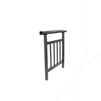 Rustic Double Welded Exterior Wrought Iron Railing Iron Stair Baluster Batch Production