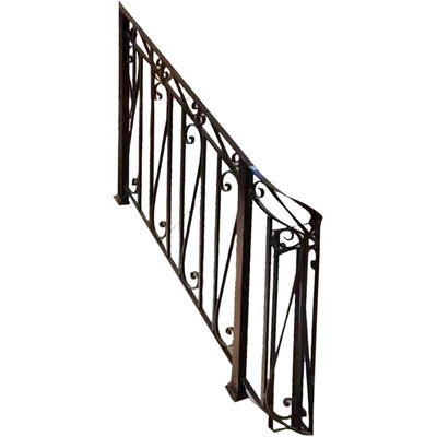 ODM Wrought Iron Guardrail Garden Fences Iron Banister Railing