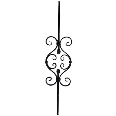 Commercial Wrought Iron Railing Parts Handrail Flowers Architectural Elements