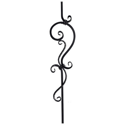 Vintage Steel Metal Handrail Components Cast Iron Balusters Flower Decorations
