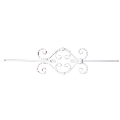 Ornamental Flower Aluminium Metal Iron Railing Parts For Balustrade Fence