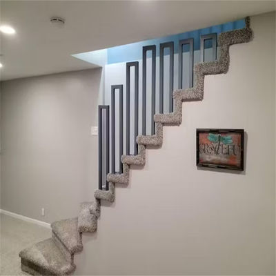 Security Metal Steel Handrail Balustrade With Safety Slat Pool Gate Top Style