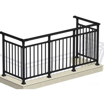 Cheap Flat Galvanized Steel Pipe Balustrade Ready To Assemble