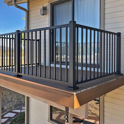 Cheap Flat Galvanized Steel Pipe Balustrade Ready To Assemble