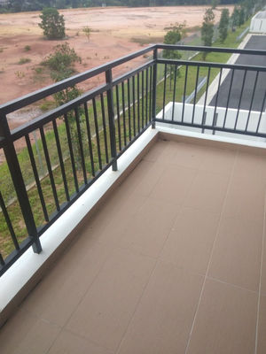 Cheap Flat Galvanized Steel Pipe Balustrade Ready To Assemble