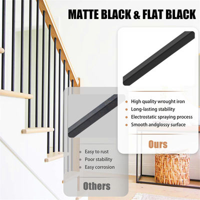 Hot-Dip Galvanized Iron Railing Balusters Custom Colors