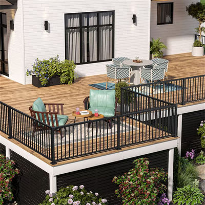 Customizable Horizontal Slat Fence for Pool and Yard Aluminum Railing for Customer Requirements