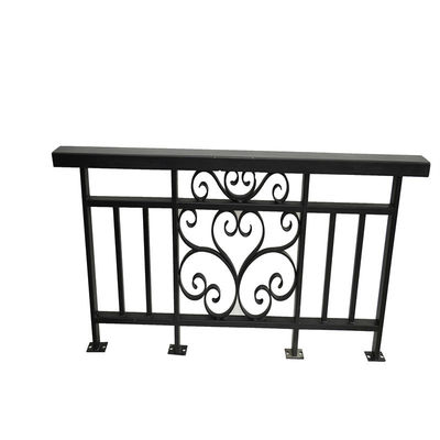 Customized Protective Aluminum Rail For Balustrades Handrails In Modern Black