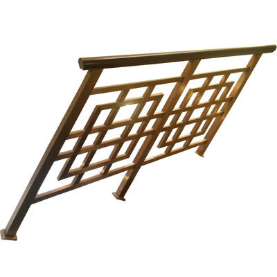 Modern Wrought Iron Stair Handrail Indoor Railing Balusters U Channel