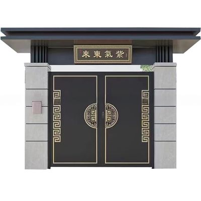 Waterproof Cast Wrought Iron Security Gates Grilles Fence Entrance door